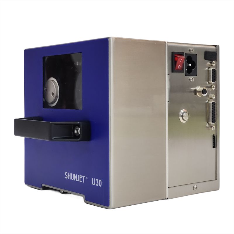 Impresora Shunjet U30 TTO, sobreimpresora de transferencia térmica, máquina de codificación por lotes de 32mm