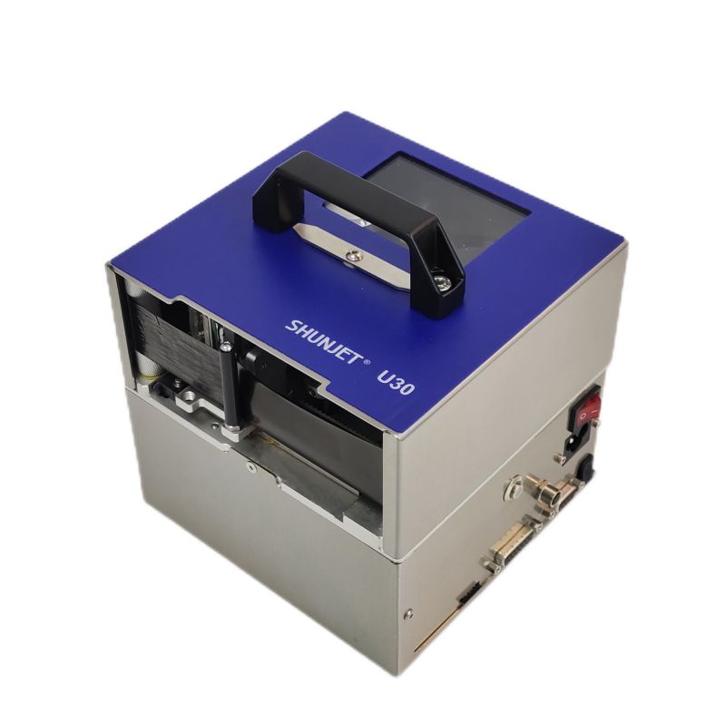 Impresora Shunjet U30 TTO, sobreimpresora de transferencia térmica, máquina de codificación por lotes de 32mm